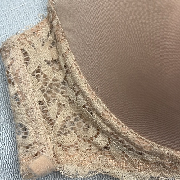 Rampage Intimates Beige Bra 38c Padded Bra, Lace - Picture 3 of 6
